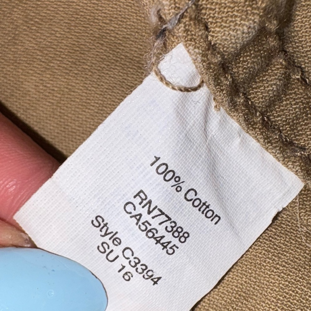 Madewell women’s utility passage jacket size small tan zipper front - Picture 7 of 11
